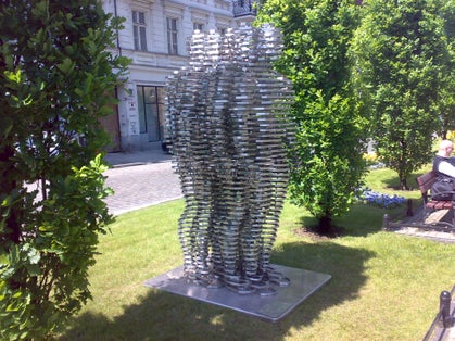 Golem Monument in Poznan(David Cerny sculptor).