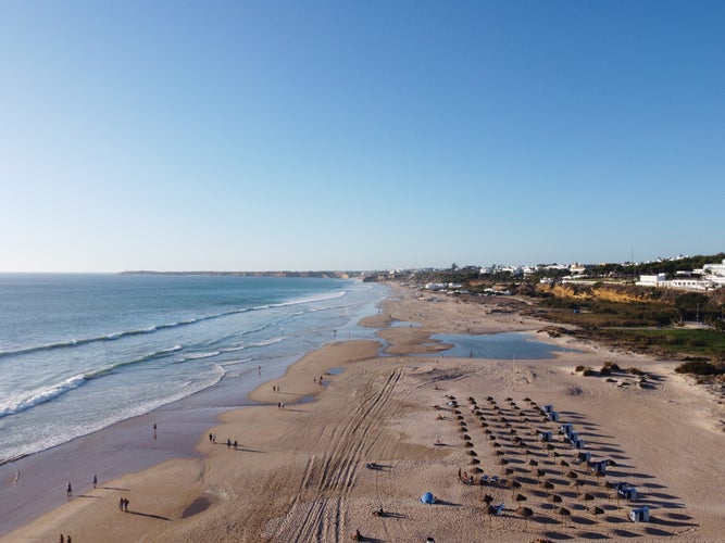 Photo of the Conil de la Frontera beautiful beach in Cadiz, Spain.