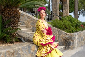 Photography with Traditional Flamenco Dress in Malaga