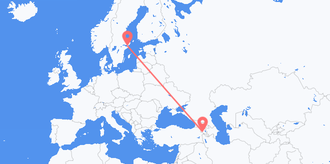 Armenia to Sweden