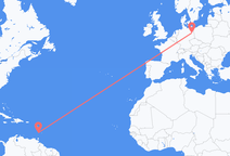 세인트빈센트 출신 출발해 베를린으로 향하는 항공편