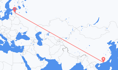 Vluchten van Shenzhen naar Tartu
