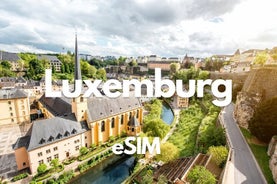 Luxemburg Data eSIM 0,5 GB daglig til 50 GB 30 dager