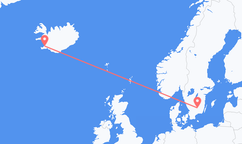 Reykjavík to Växjö