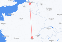 Vols de Bruxelles à Lyon