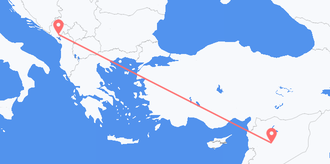 Syria to Montenegro