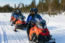 Rovaniemi: Snjósleða- og Veiðiferð með Hádegismat