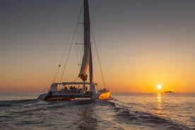 Sérstök Palma Bay Sunset Catamaran Experience með kvöldverði