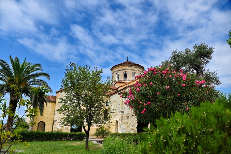 Photo of Hagia Sophia church and frescoes, Trabzon in Turkey.