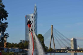 Flyboarding in Riga