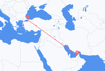 从杜拜飞往伊斯坦堡的航班