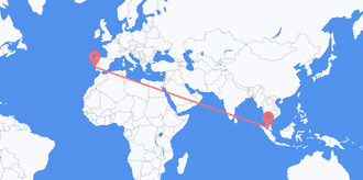 Flights from Malaysia to Portugal