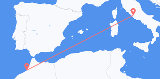 Flights from Morocco to Italy