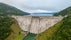 Photo of Bicaz - Stejaru Hydroelectric Power Station and dam on the Izvorul Muntelui Lake. Barajul Bicaz, pe lacul Izvoru Muntelui, Neamt, Romania .