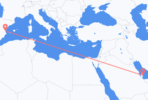 Doha to Valencia