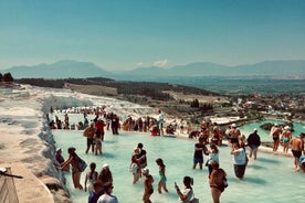 Pamukkale, travertines, Cleopatra Pools cotton castle daily Tour 