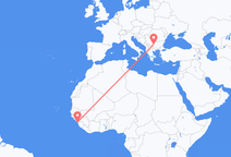 Flights from Conakry to Sofia