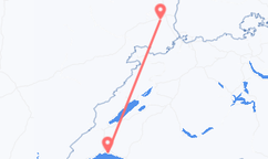 Train tickets from Mulhouse to Lausanne