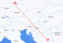 Flights from Nuremberg to Sarajevo