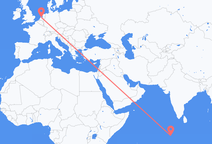 Vluchten van Gan, de Malediven naar Amsterdam, Nederland