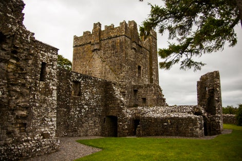 PHOTO OF Spring in Bective Abbey (Mainistir Bheigti), Ireland. .