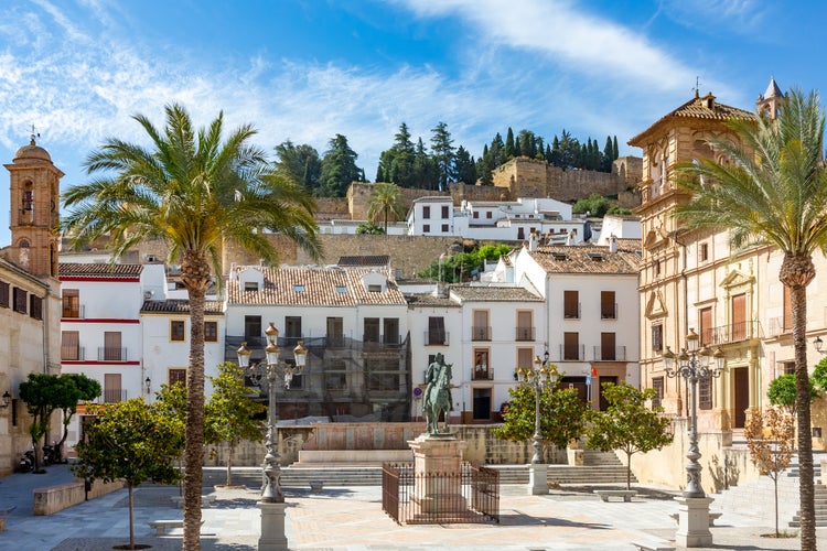 Photo of statue of Don Fernando in Antequera at Don Fernando Place, Spain.