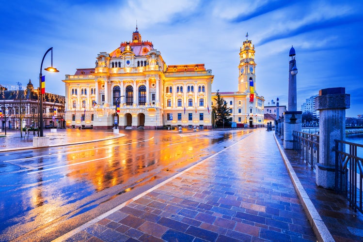  Art Nouveau city in Oradea, Romania - Transylvania