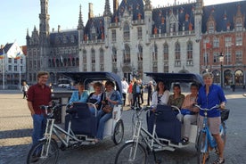 Bruges: Guided Rickshaw Tour