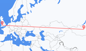 Vols de la Mongolie vers le Pays de Galles