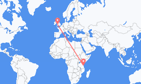 Flights from Tanzania to Wales