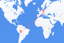 Flyg från Cochabamba till Salzburg