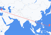 Vols d’Yap, états fédérés de Micronésie pour Ankara, Turquie
