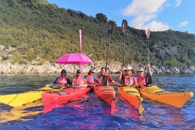 Tour de kayak y bicicleta de día completo de las islas Elaphite desde Dubrovnik