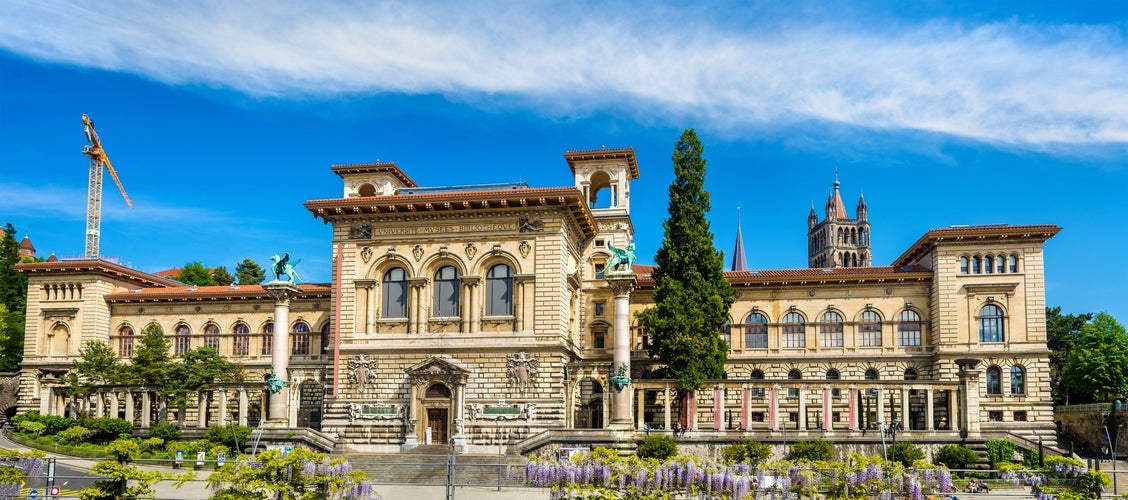 Photo of Palais de Rumine on Lausanne, Switzerland.