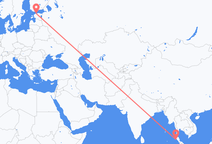 푸켓시 출발, 탈린 도착 항공편