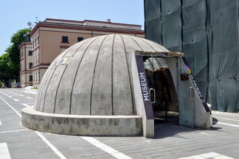 Photo of Bunkart 2, anti-nuclear bunker transformed into history museum, Tirana, Albania.
