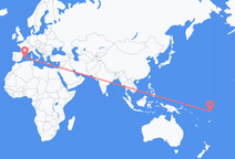 Flights from Funafuti to Palma