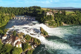 Rínarfoss heimsókn og opinn borgarferð í Zürich