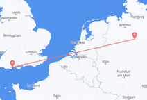 Flyrejser fra Hannover, Tyskland til Bournemouth, England