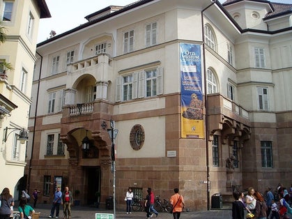 photo of view of South Tyrol Museum of Archaeology, Bolzano, Italy.