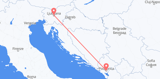 Montenegro to Slovenia