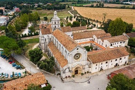 Photo of aerial view of City of Terracina, Italy.