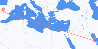 Voli dal Bahrein alla Spagna