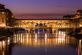 Electric Bike Night Tour of Florence with amazing view from Michelangelo Square