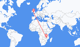 Flights from Malawi to Wales