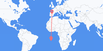 Flights from St. Helena to Spain