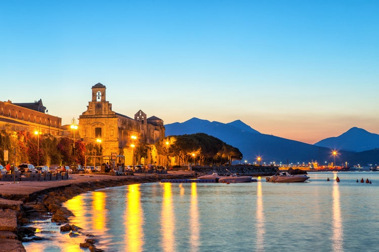 Blue hour in Gaeta Goulf.