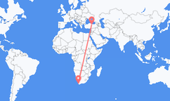 Loty z Kapsztad, Republika Południowej Afryki do Tokata, Turcja