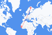 Flyrejser fra Freetown til Rovaniemi