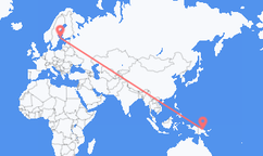 Flyrejser fra Madang til Mariehamn